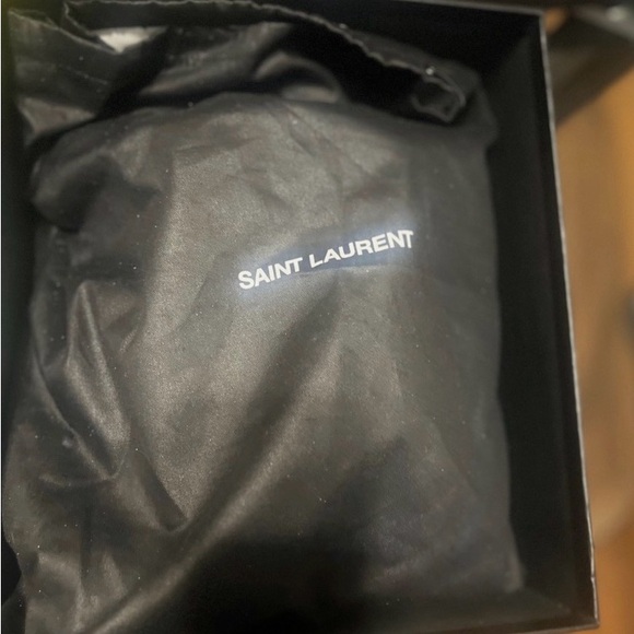 New Authentic Yves Saint Laurent Beige Quilted Crossbody Bag - Picture 4 of 6